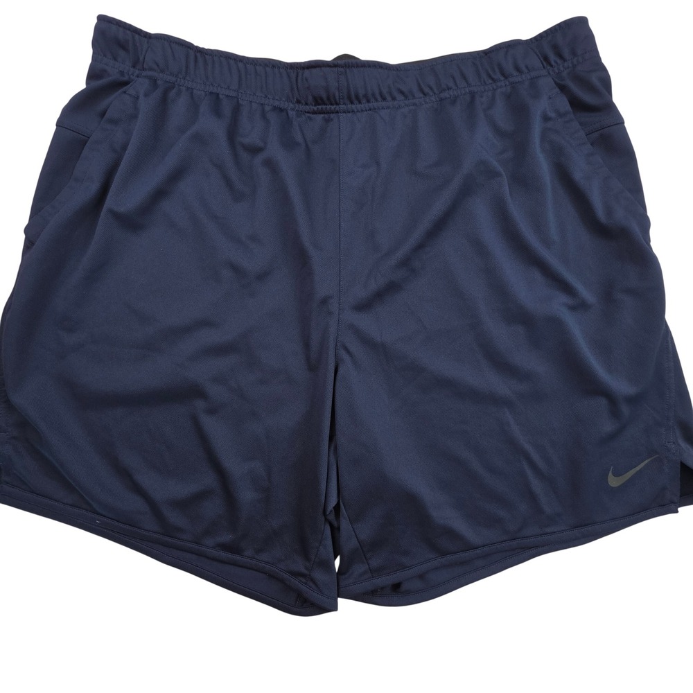 Nike Dri-FIT Running Training Shorts Men 2XL Navy Blue FB4196-451 Athletic Gym